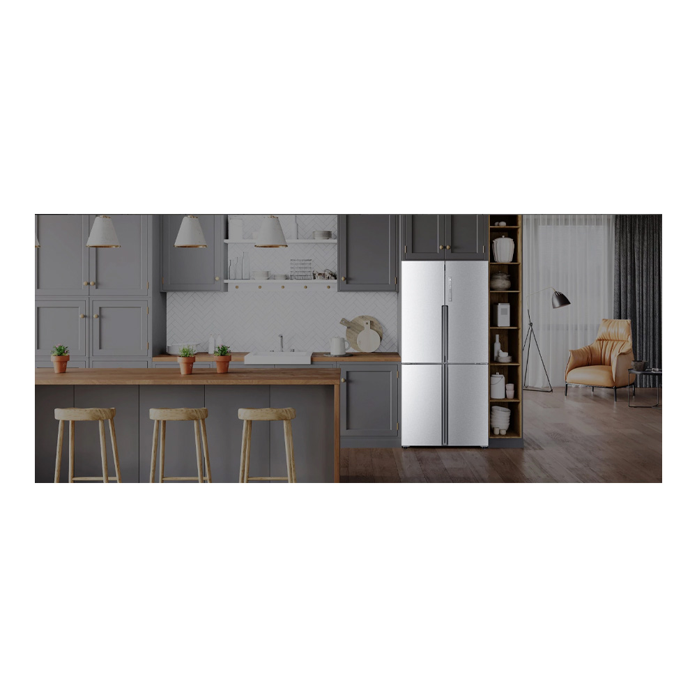 Frigider French Door Haier HTF456DM6RU / 456 l / 180 cm / A+ / Gri photo 7