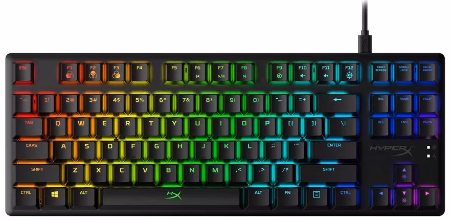 Клавиатура проводная  HyperX Origins Core RGB, HXKB7BLXRU 