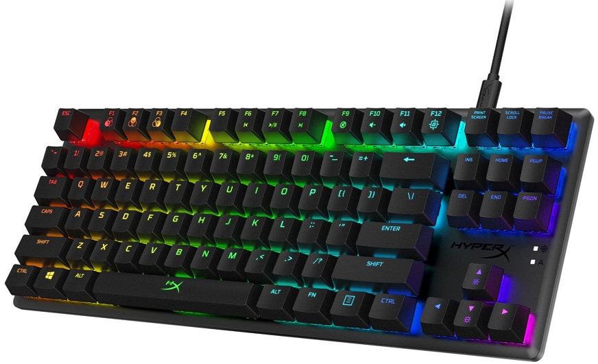 Tastatura cu fir HyperX Origins Core RGB, HXKB7BLXRU / Mecanica photo 4