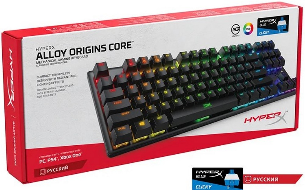 Tastatura cu fir HyperX Origins Core RGB, HXKB7BLXRU / Mecanica photo 7