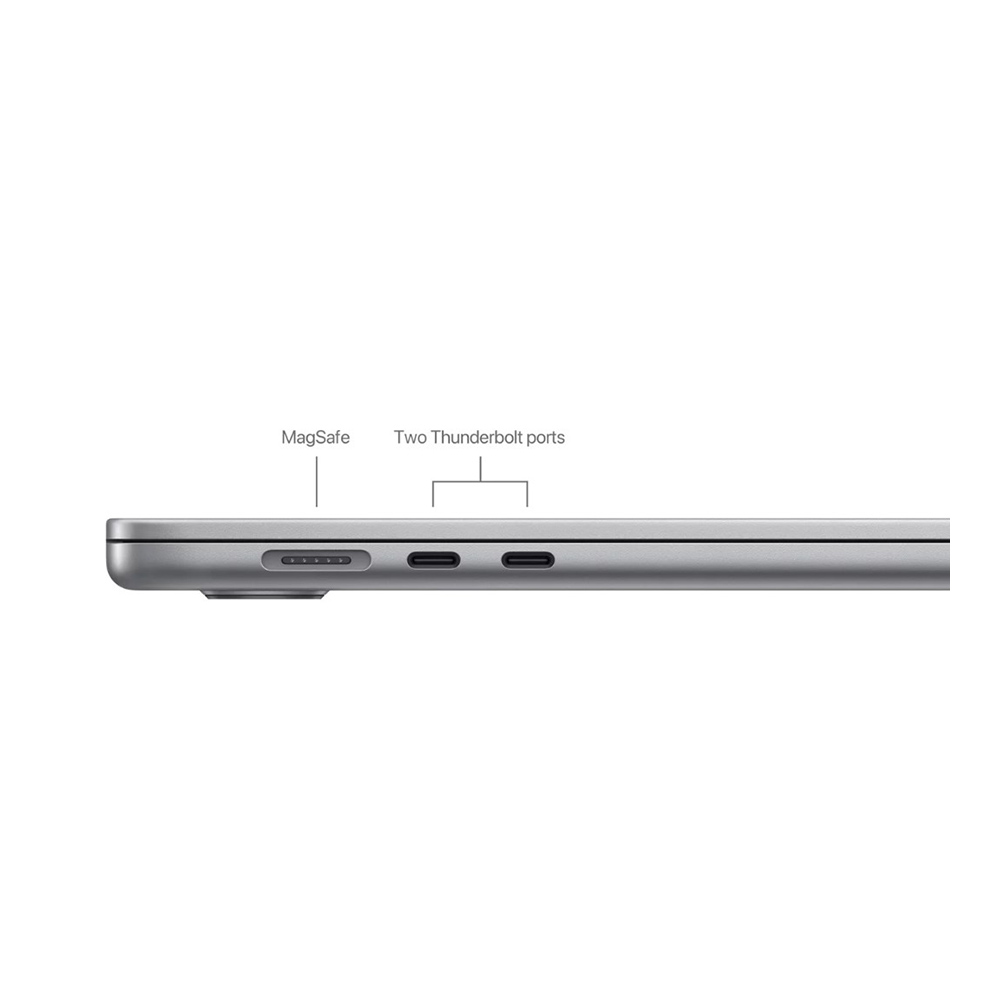 Laptop Apple Ultrabook MacBook Air Air 13 M3 2024 Space Grey MC8G4RU/A 13.6” / 16 GB / 256 GB / / M3 / Space Grey photo 6