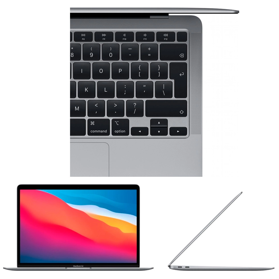 Ноутбук Apple Macbook Air M1 2020, 8 ГБ, MacOS, Серый