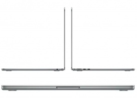 Laptop Apple MacBook Air M3 2024 , 8 GB, macOS Sonoma, Space Grey