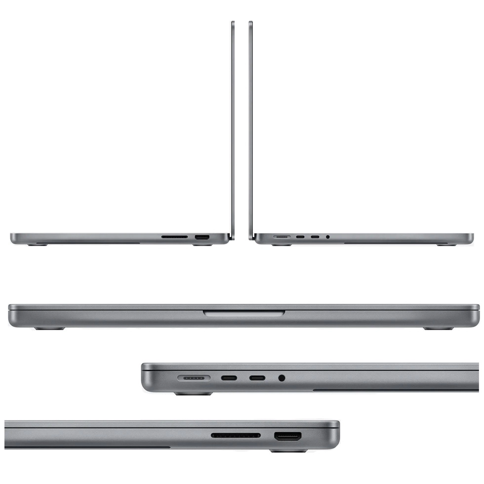 Ноутбук Apple Macbook Pro M3 2023, 8 ГБ, MacOS, Тёмно-серый