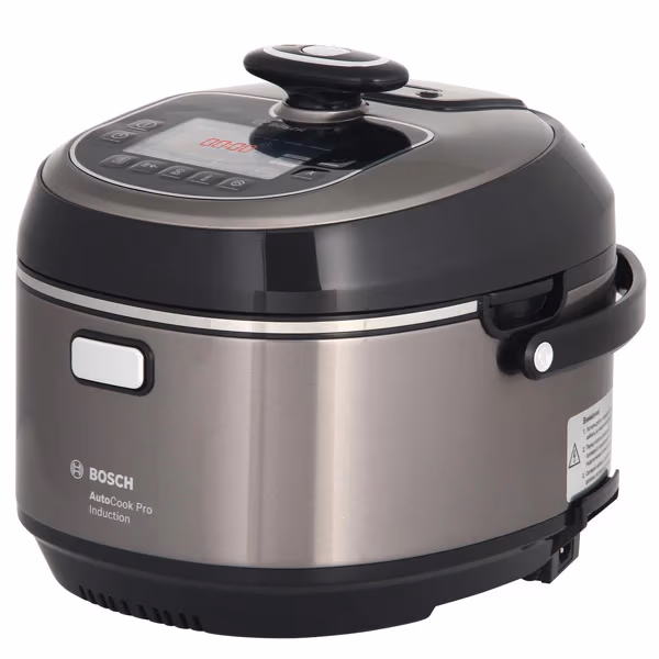 Multifierbator Bosch MUC88B68RU, 1200 W, 50 programe, Argintiu cu negru