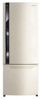 Frigider cu congelator jos Panasonic NRBW465VCRU, 368 l, 176.4 cm, A+, Bej