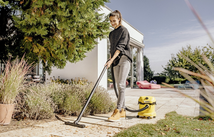 Пылесос моющий и с мешком Karcher WD2PLUSV12+FILTRU / 1000Вт / Желтый photo 5