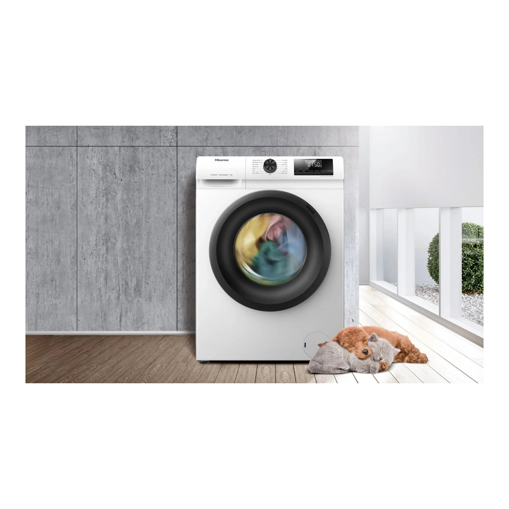 Masina de spalat Hisense WFQP6012VMIRV 6 kg / 1200 rot/min / C / Alb photo 7