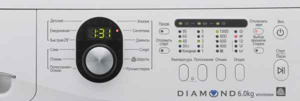 Стиральная машина Samsung WF0590NRW 6 кг / 1000 об/мин / A / Белый photo 2