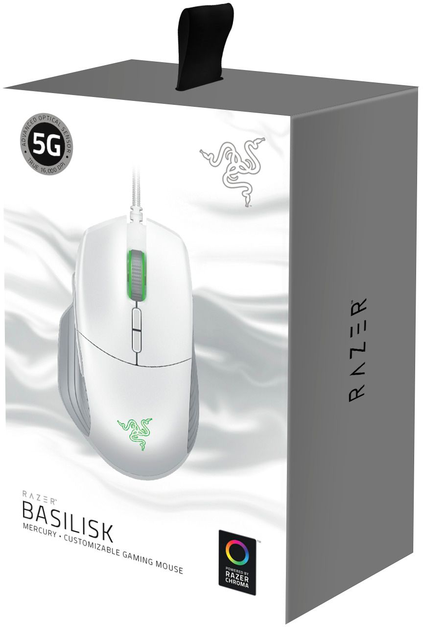 Razer Basilisk Mercury Negru / Optic / Negru photo 3