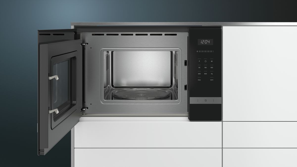 Cuptor cu microunde Siemens BF525LMS0 800 W / 20 l / Negru photo 2