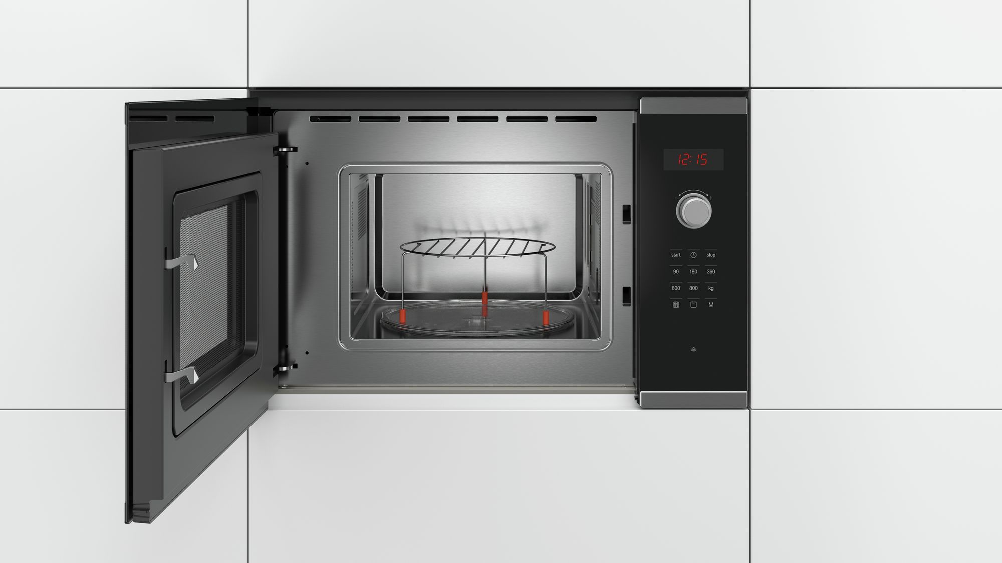 Cuptor cu microunde Bosch BFL523MS0 800 W / 20 l / Negru photo 6