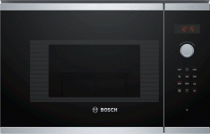 Встраиваемая микроволновая печь Bosch BFL523MS0, 20 л, 800 Вт, 1000 Вт, Черный