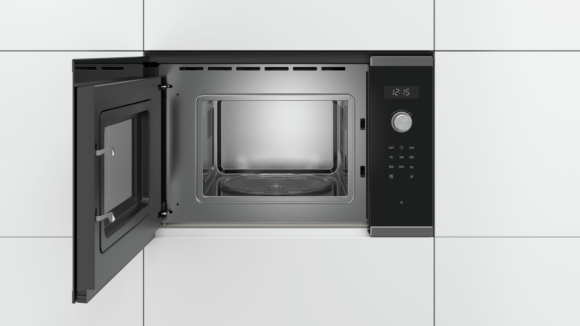 Микроволновая печь Bosch BFL524MS0 / 20 л / Черный photo 2