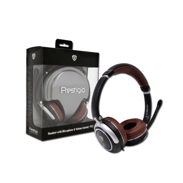 Наушники с микрофоном Prestigio PHS2 photo 1 Наушники с микрофоном Prestigio PHS2 photo 1