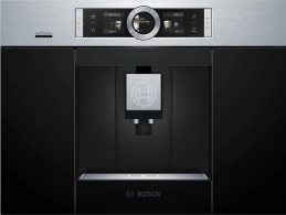 Espressor incorporabil Bosch CTL636ES6, 2.4 l, 1600 W, Negru cu inox