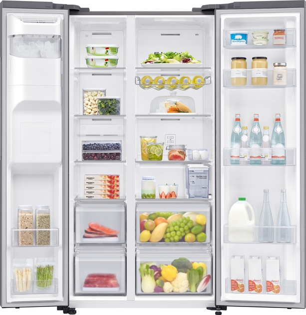 Frigider Side-by-Side Samsung RS64DG53R3S9 / 617 l / 178 cm / E / Gri photo 6