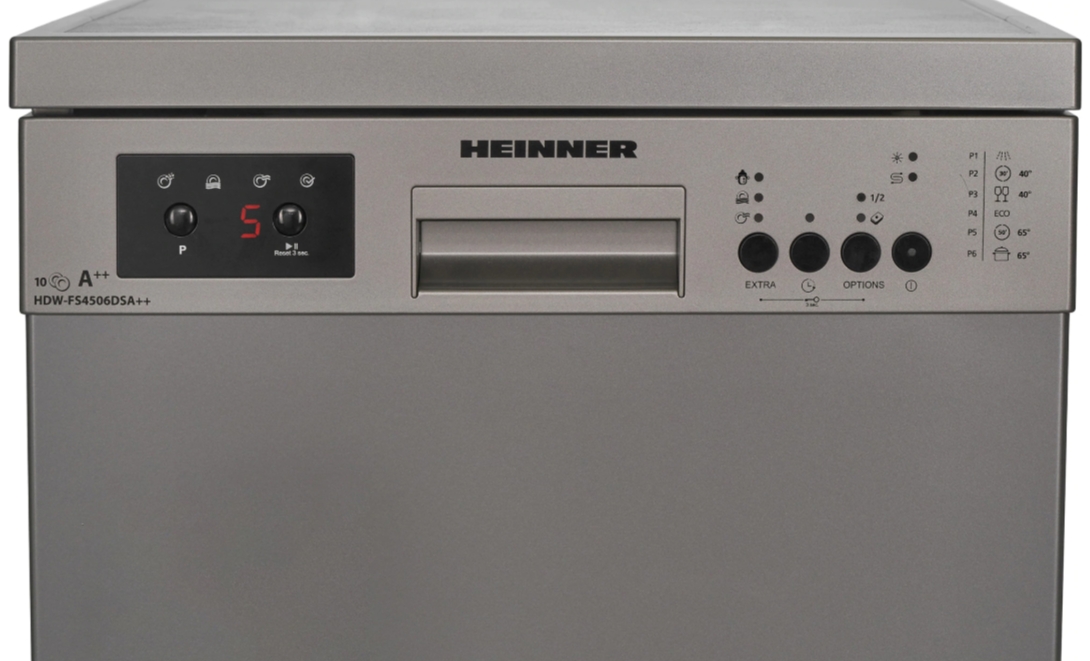 Посудомоечная машина  Heinner HDW-FS4506DSA Серебристый /10 Комплектов /Узкая photo 3