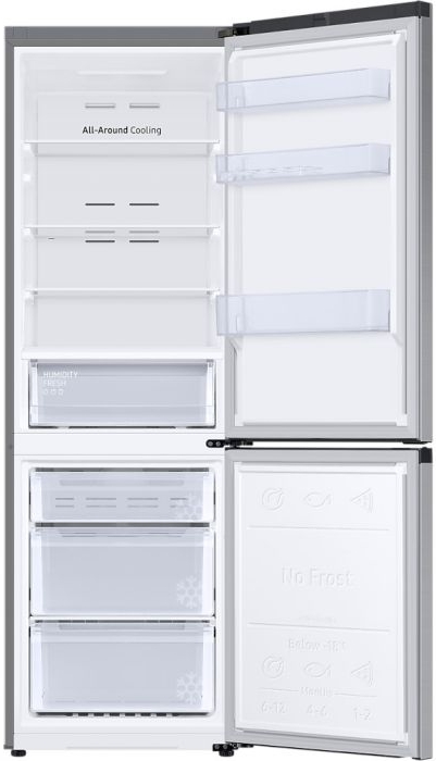 Frigider cu doua usi Samsung RB34C600ESA / 344 l / 185.3 cm / E / Gri photo 5