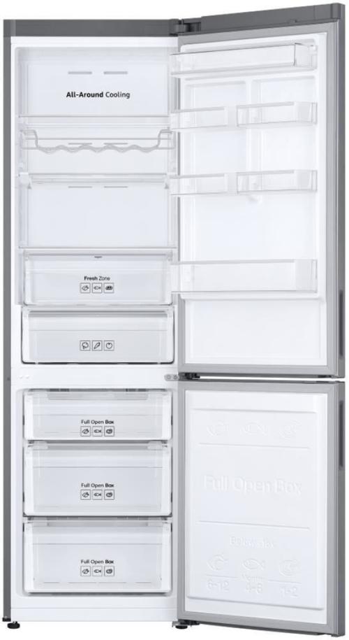Frigider cu doua usi Samsung RB34N5440SA / 355 l / 192 cm / A+ / Gri photo 4
