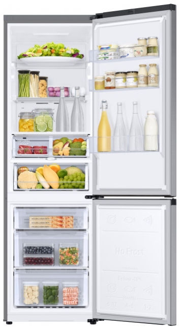 Frigider cu doua usi Samsung RB36T674FSA / 360 l / 193.5 cm / A+ / Gri photo 2