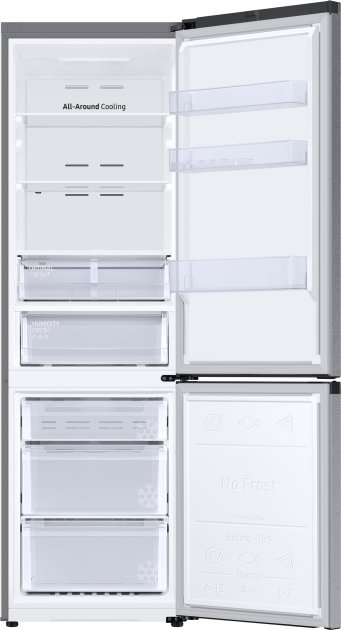 Холодильник двухдверный Samsung RB36T677FSA / 365 л / 193.5 см / A+ / Серый photo 2