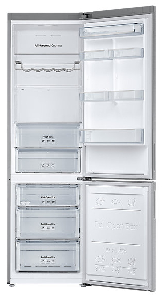 Frigider cu doua usi Samsung RB37J5225SA / 367 l / 201 cm / A++ / Gri photo 3