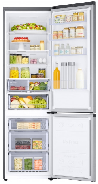 Frigider cu doua usi Samsung RB38T603FSA / 400 l / 203 cm / G / Gri photo 2