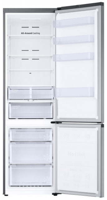 Frigider cu doua usi Samsung RB38T603FSA / 400 l / 203 cm / G / Gri photo 4