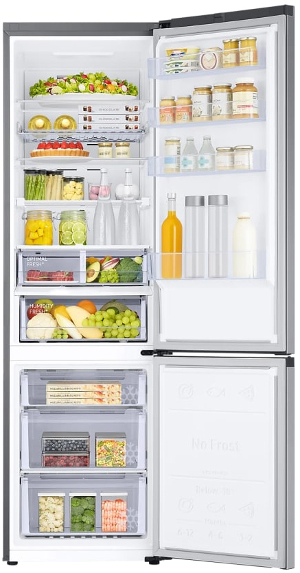 Холодильник двухдверный Samsung RB38T679FSA / 385 л / 203 см / G / Серый photo 4
