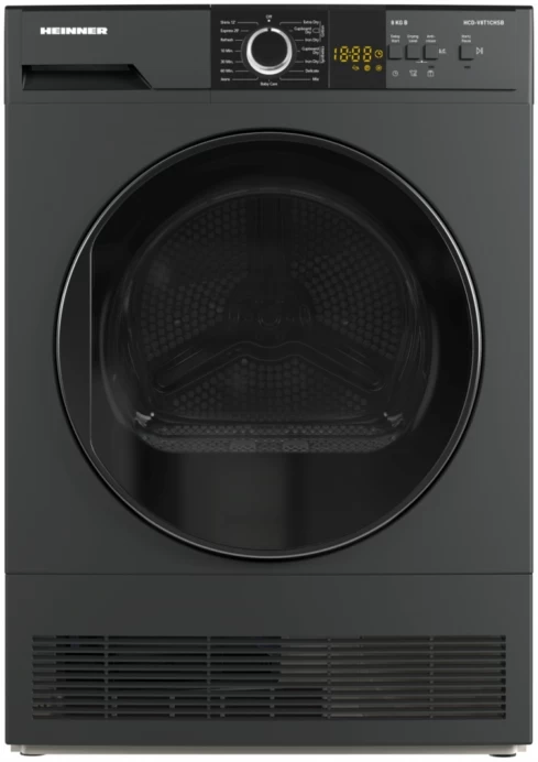 Masina de uscat rufe Heinner HCDV8T1CHSB, 8 kg, B