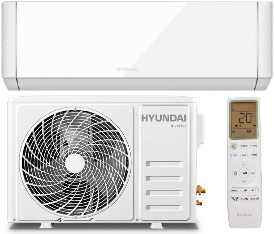 Кондиционер Hyundai HYAC09CHSD 9000 BTU / 25 м2 / Инверторный / Wi-Fi R32 / A++ photo 2