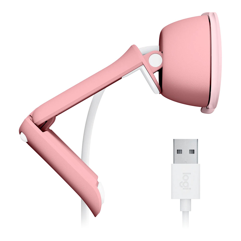 Веб камера Logitech Brio 100 Rose (960-001623) photo 6