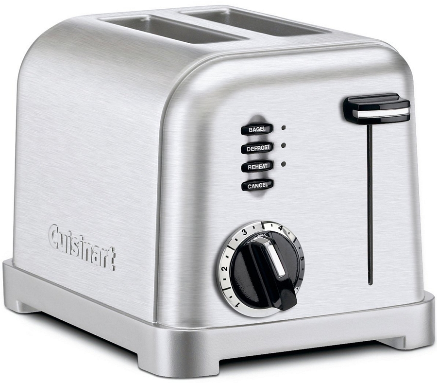Prajitor de paine Cuisinart СPT-160E, 2, 900 W, Argintiu photo 1 Prajitor de paine Cuisinart СPT-160E, 2, 900 W, Argintiu photo 1