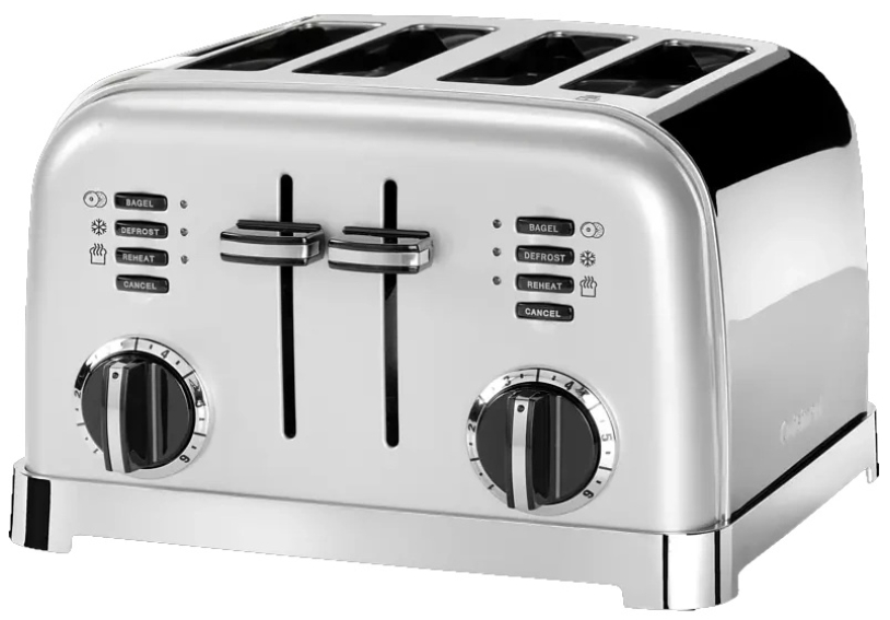 Тостер Cuisinart CPT180SE, 4 тоста, 1800 Вт, Серебристый photo 1