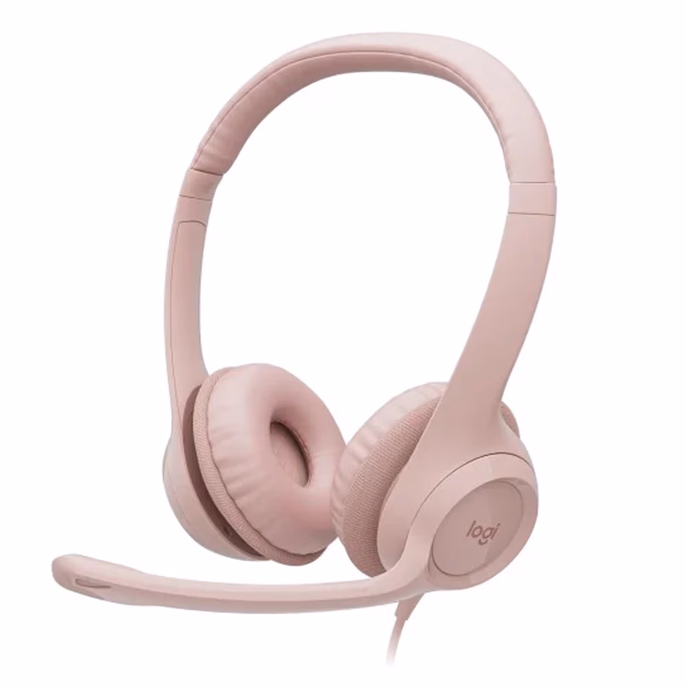 Наушники Logitech H 390 Rose 