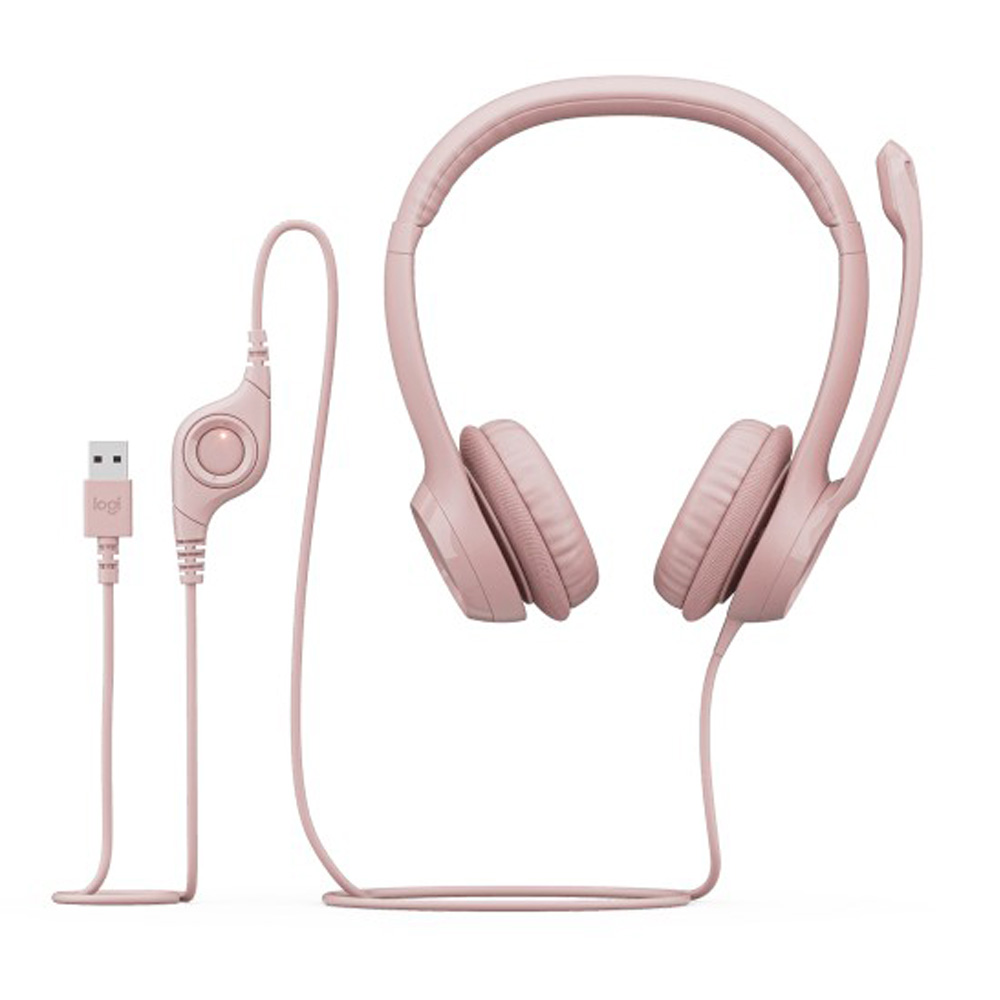 Наушники Logitech H 390 Rose photo 2
