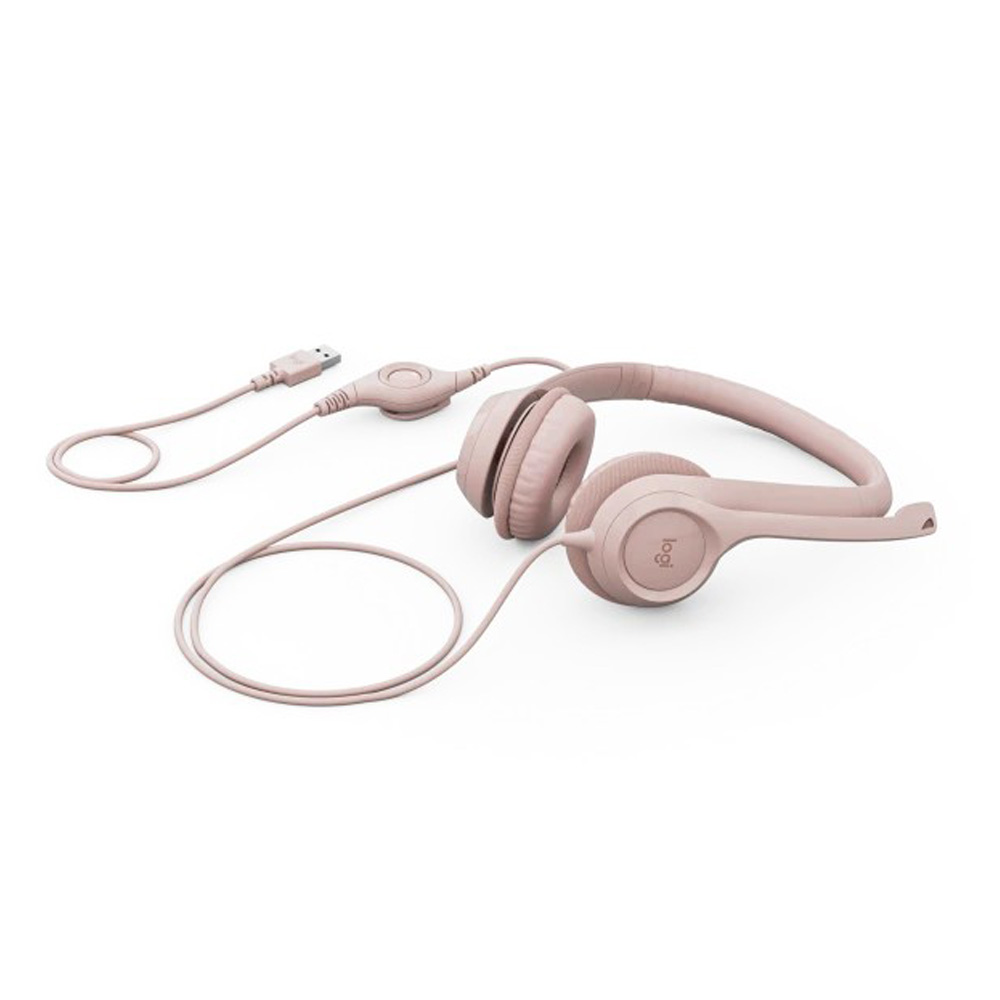 Наушники Logitech H 390 Rose photo 3
