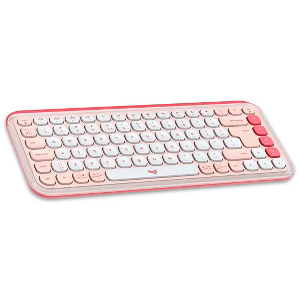 Клавиатура + мышь беспроводная Logitech POP ICON COMBO ROSE (920-013142) / Мембранная photo 3