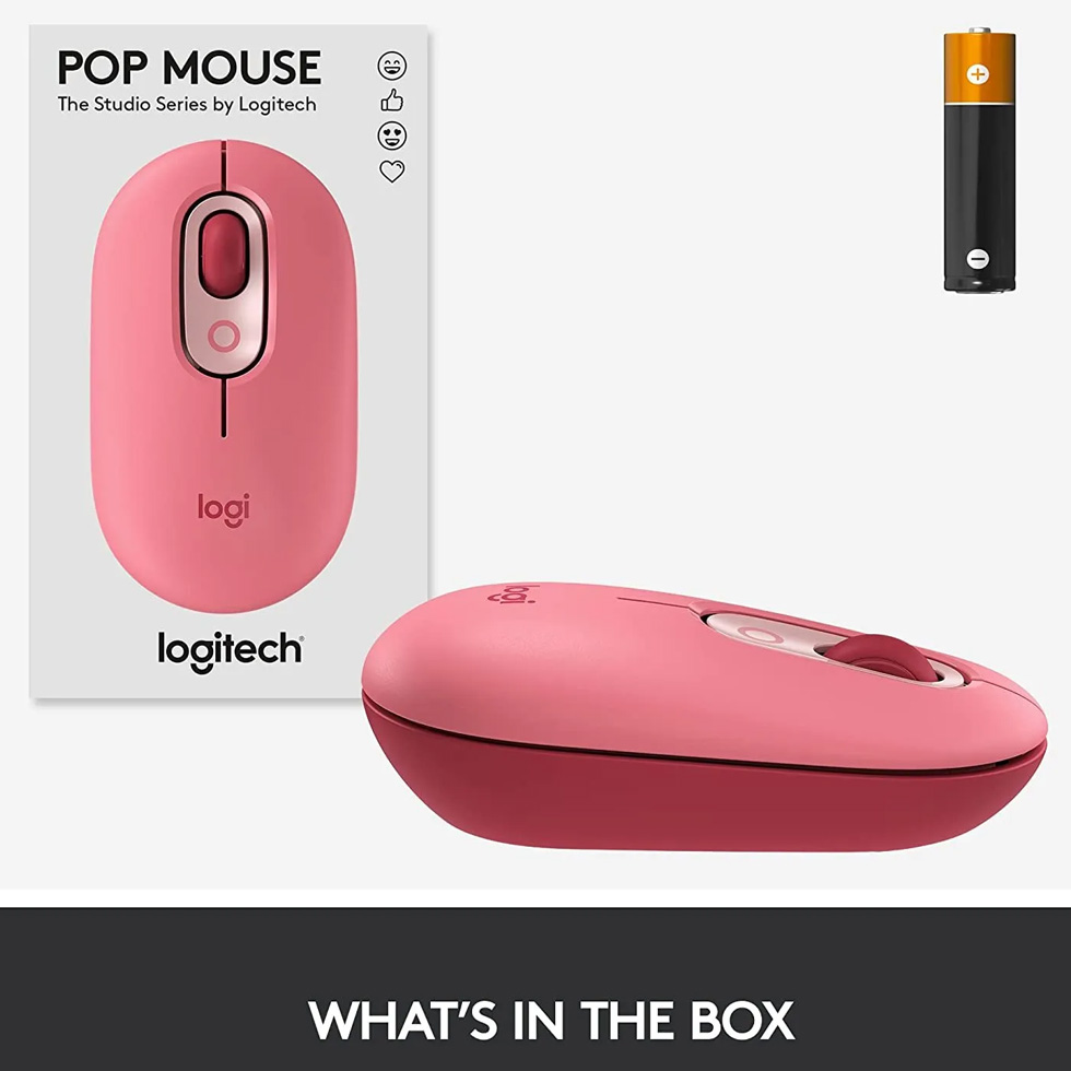 Беспроводная мышь Logitech POP Rose (910-006548) Розовый / Оптическая / Розовый photo 6