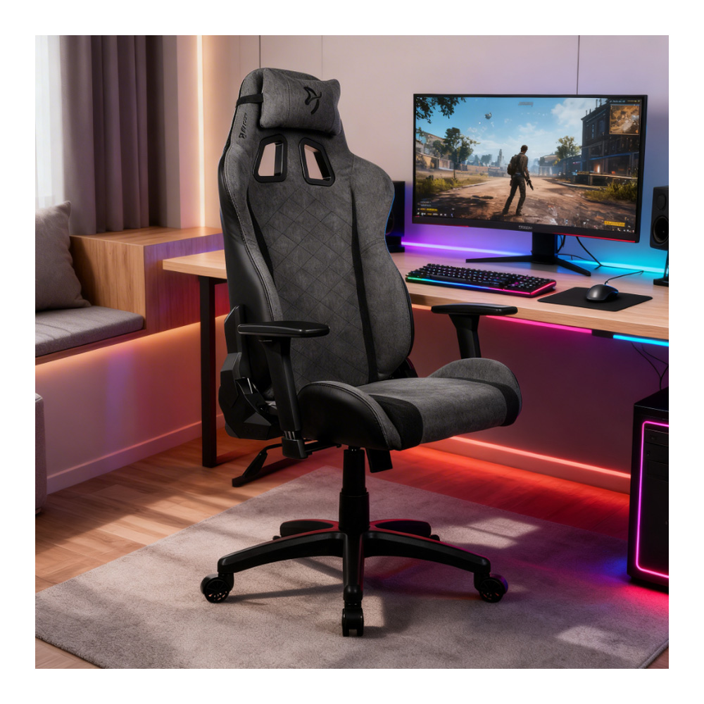 Scaun gaming AROZZI Avanti SoftFabric Ash photo 7