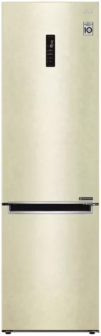 Frigider cu congelator jos LG GAB509MESL, 384 l, 203 cm, A+, Bej
