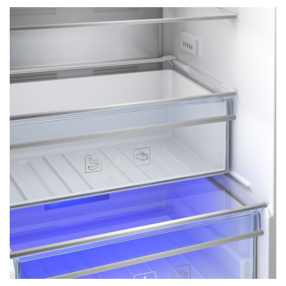 Frigider cu doua usi Beko BCHA306E4SN / 289 l / 193.5 cm / E / Alb photo 10