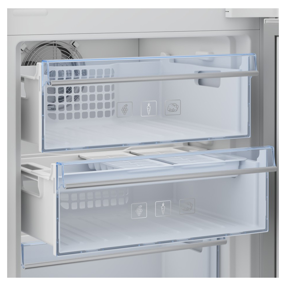 Frigider cu doua usi Beko BCHA306E4SN / 289 l / 193.5 cm / E / Alb photo 5