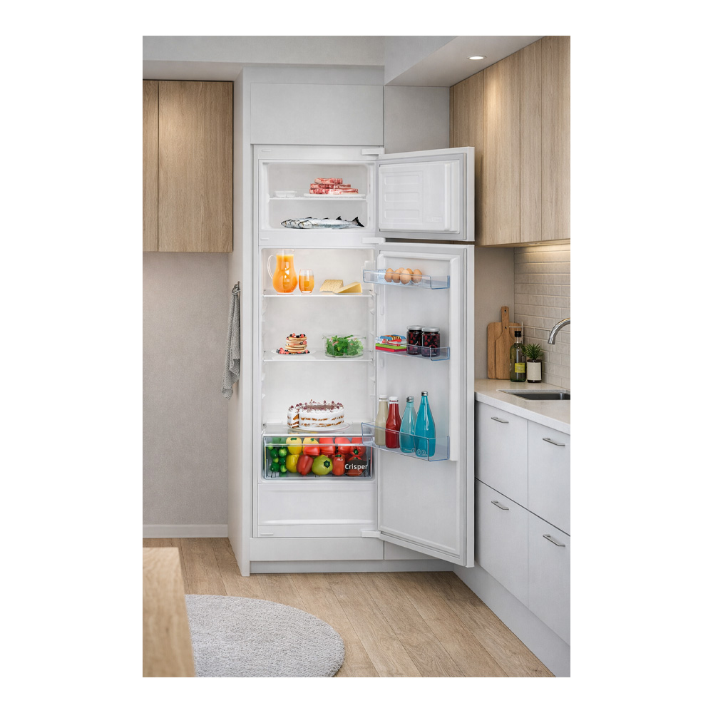 Frigider cu doua usi Beko BDSA250K4SN / 220 l / 144.8 cm / E / Alb photo 7