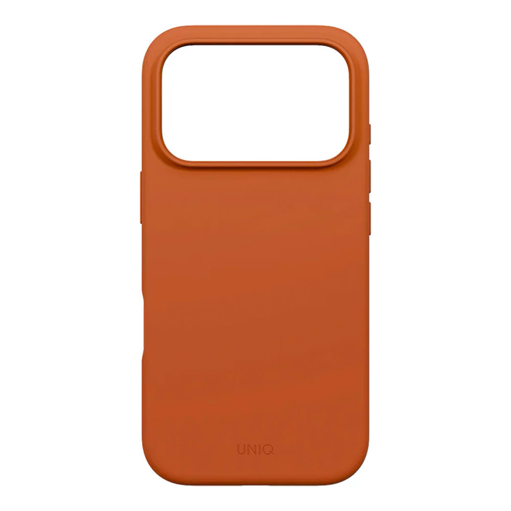 Чехол Uniq iPhone 17 Pro Max Hybrid Magclick Lino, Sunset Orange photo 3