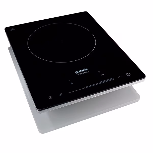 Plita de masa cu inductie Gorenje ICE2000SP, 1 arzatoare, 2000 W, Negru