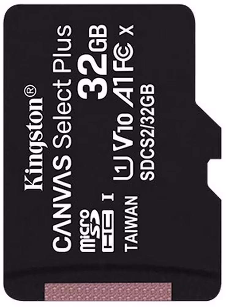 Card de mem-e MicroSD Kingston Canvas Select Plus 32GB 