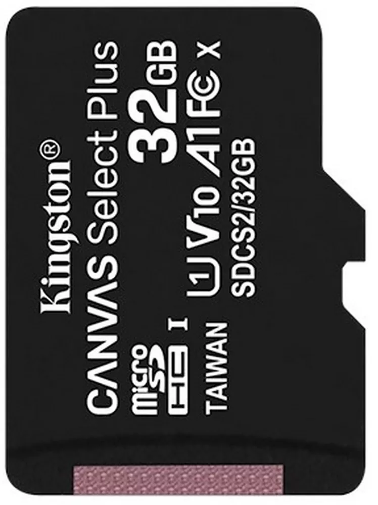 Карта памяти MicroSD Kingston Canvas Select Plus 32GB