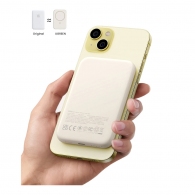 Внешний аккумулятор Ugreen Mini Magnetic Wireless Qi 10000mAh, 20W with cable Type-C, (35341), Beige thumbnav 7